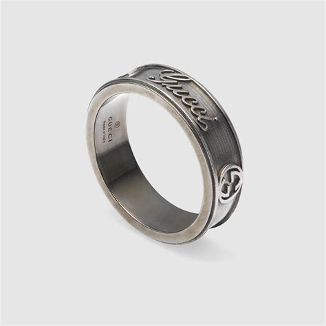 gucci womans ring|Gucci stainless steel ring.